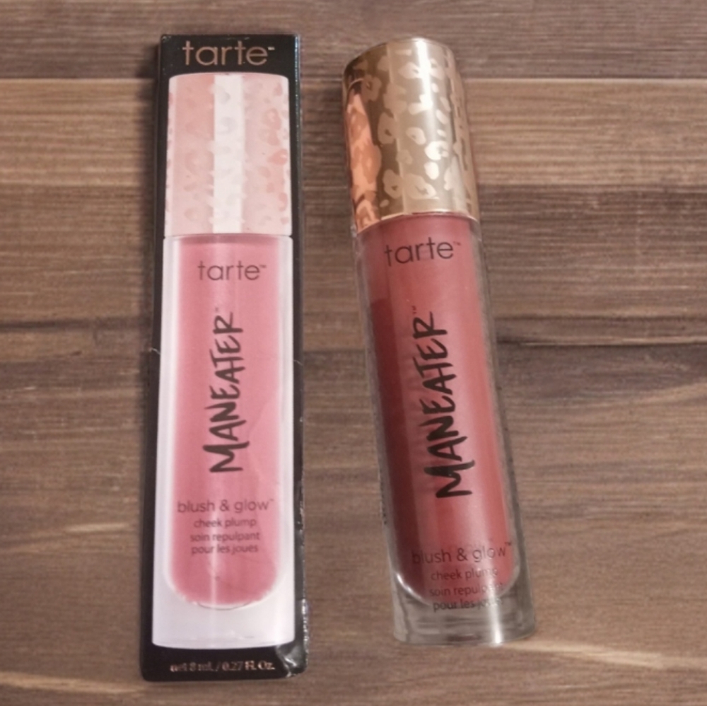 NEW tarte Maneater Blush & Glow Cheek Plump - Berry